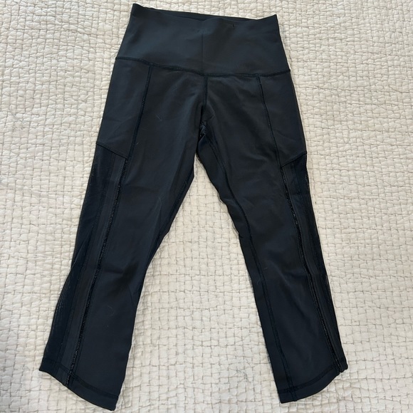 Black Lululemon Leggings Size 6 - Picture 2 of 5
